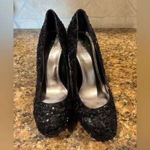 Bakers Black “Melinaseqn” Heels